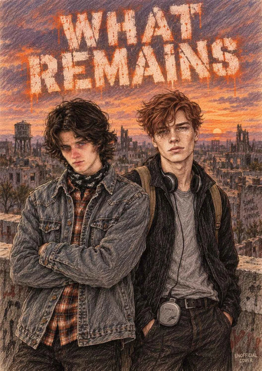 What Remains Book One by Sam Whatley, a post apocalyptic new adult book cover
