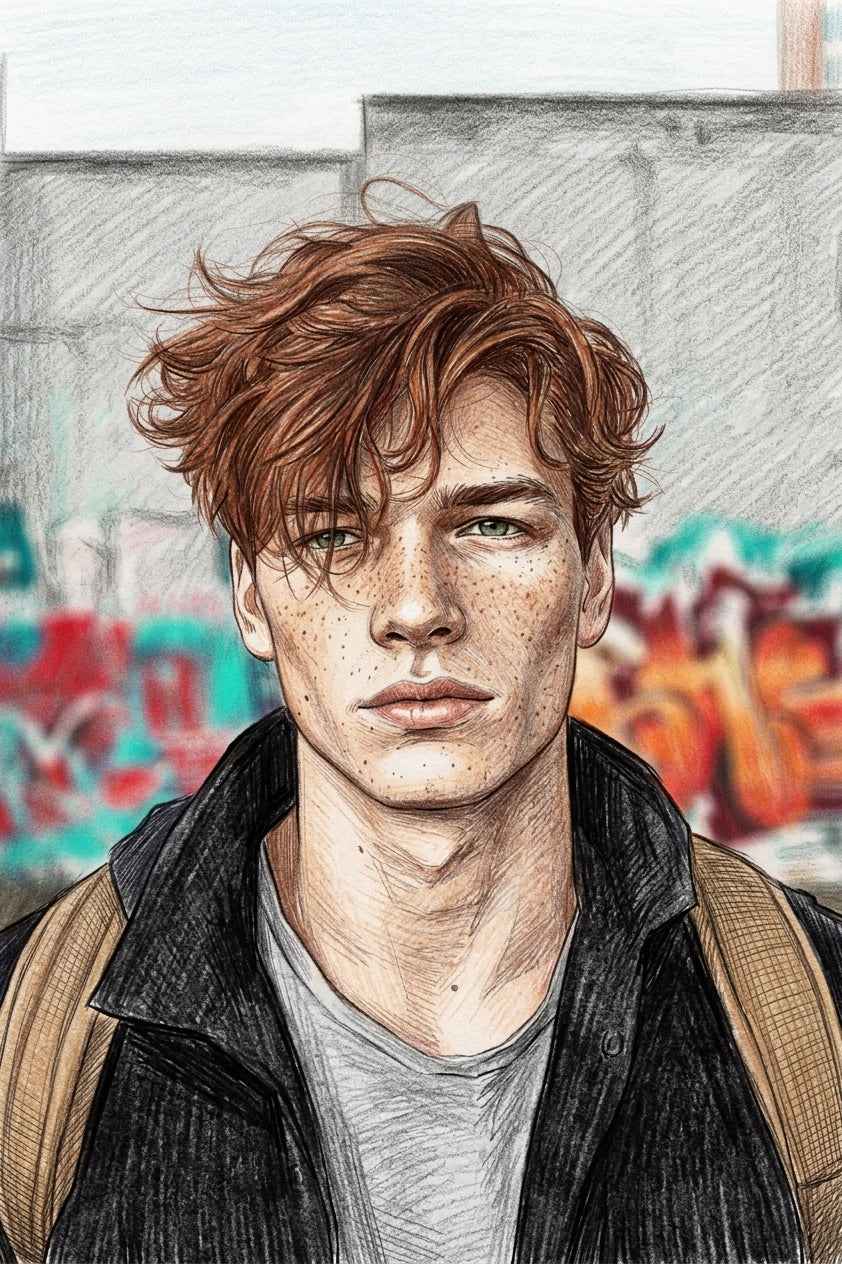 Benji, a character from the What Remains series by Sam Whatley