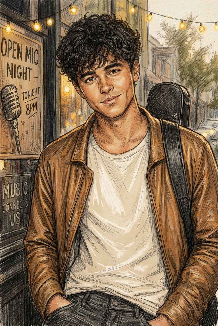 Harry, a character from the Where We Belong series by Sam Whatley