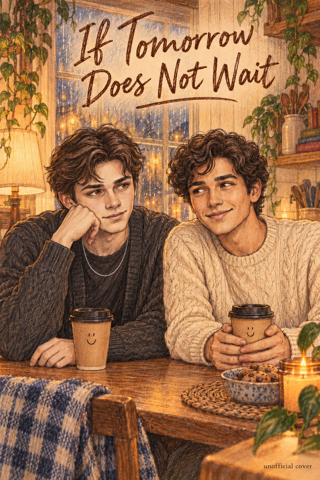 If Tomorrow Does Not Wait by Sam Whatley, an upper YA contemporary book cover