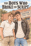 The Boys Who Broke The Script by Sam Whatley, a YA political thriller book cover