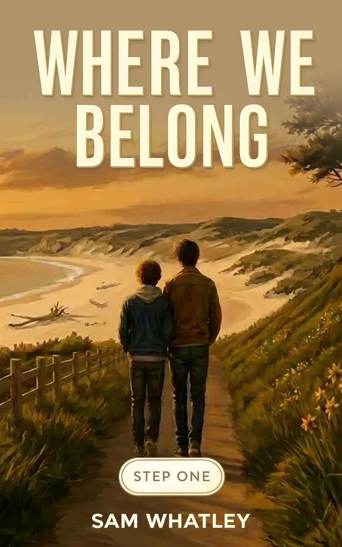 Where We Belong Step One by Sam Whatley, a YA book cover.